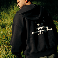 Star Heavyweight Zip Up in Court Black