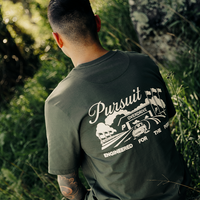 Track Tee in Grounded