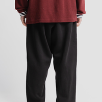 Straight Sweatpant in Court Black
