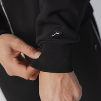 Star Heavyweight Zip Up in Court Black