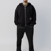 Star Heavyweight Zip Up in Court Black