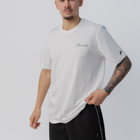 Overdrive Track Tee in White