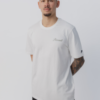 Overdrive Track Tee in White