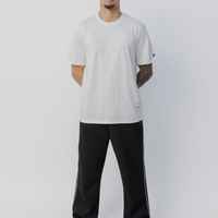 Star Track Tee in White