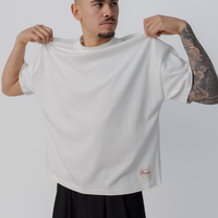 Heavyweight Boxy Tee in White