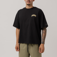 Heavyweight Varsity Tee in Court Black