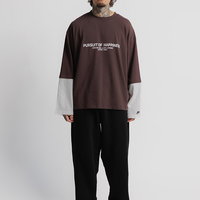 Stacked Tee in Umber