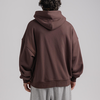 Heavyweight Zip Up in Umber