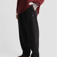 Straight Sweatpant in Court Black