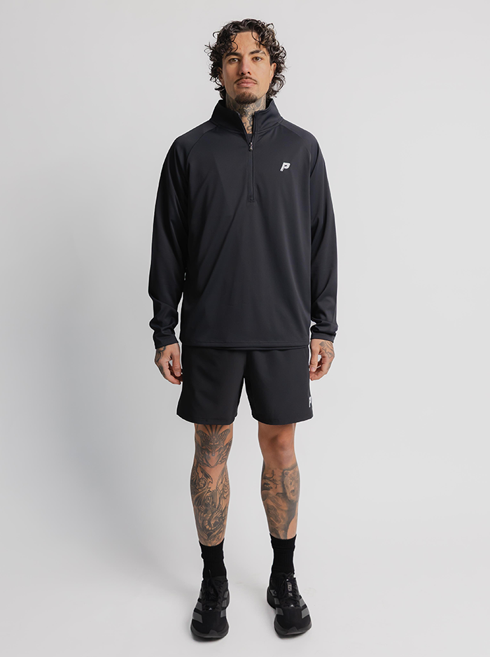 1/4 Zip Performance Long Sleeve in Slate