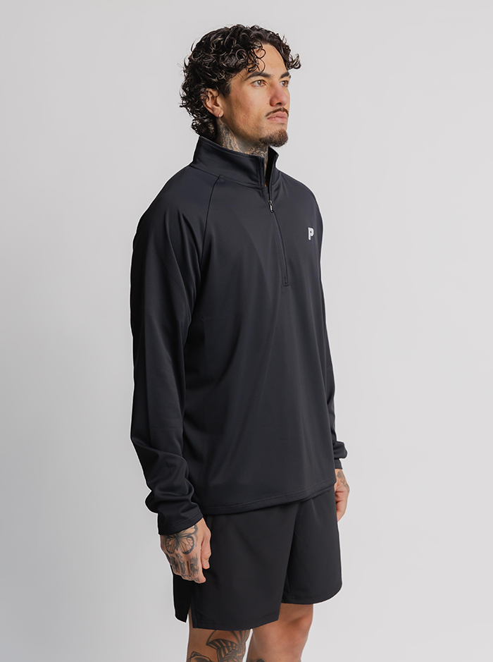 1/4 Zip Performance Long Sleeve in Slate