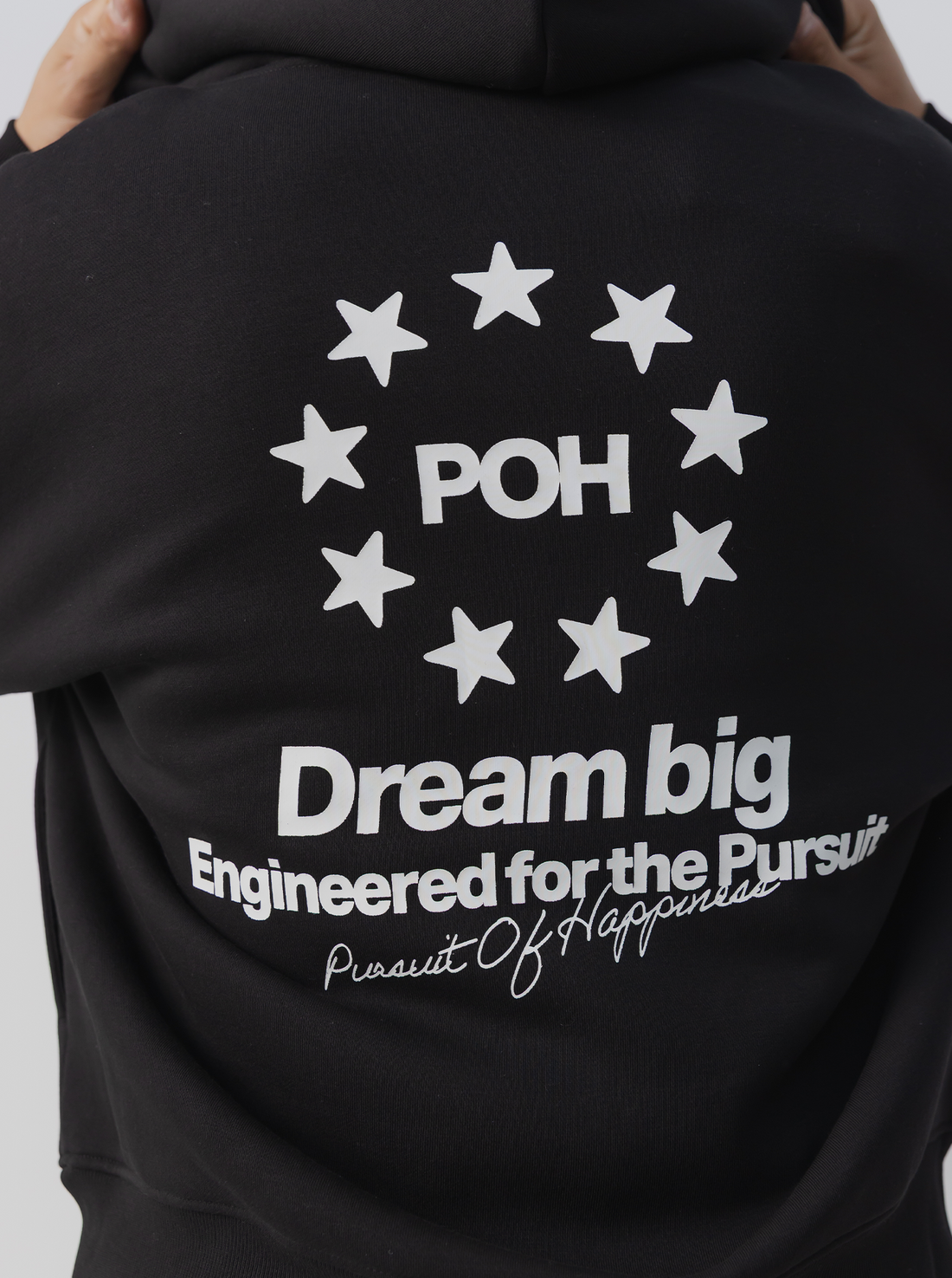 Star Heavyweight Zip Up in Court Black