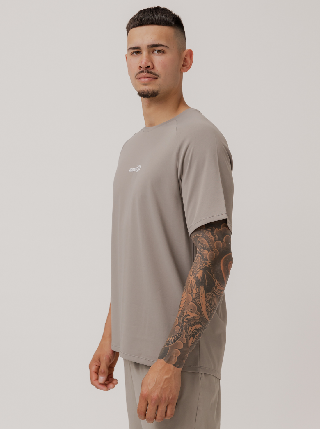 Move Logo Performance Tee in Cinder