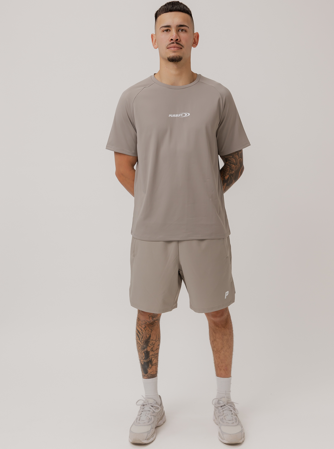 Move Logo Performance Tee in Cinder