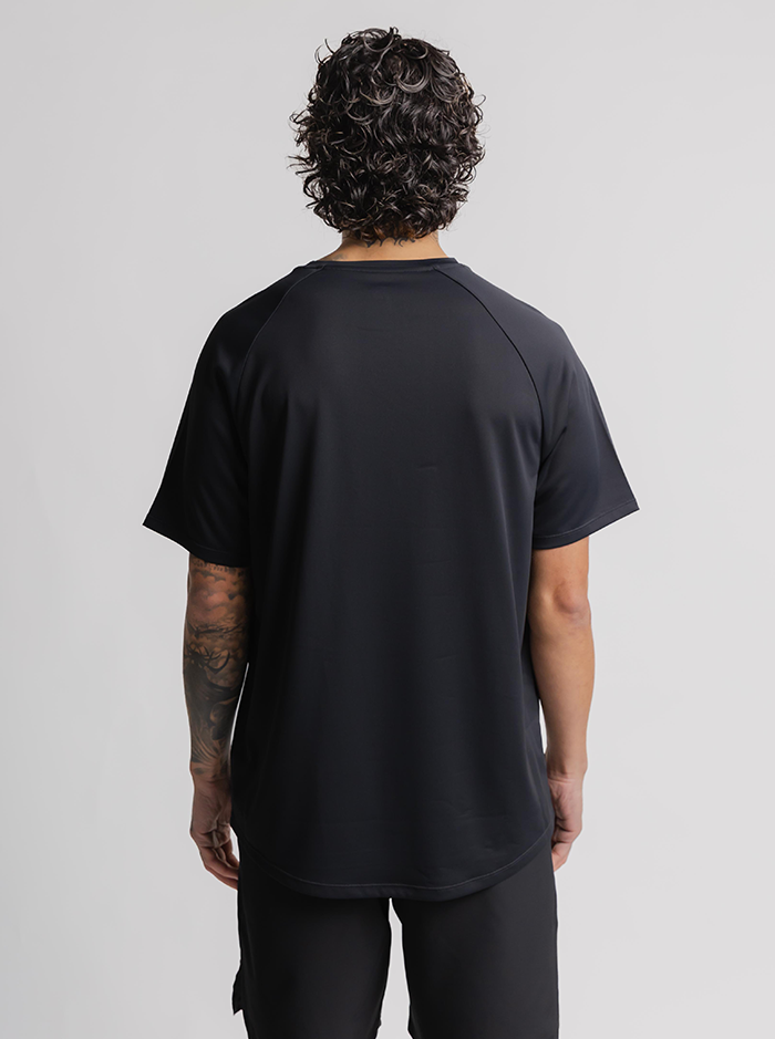 Move Logo Performance Tee in Slate