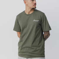 Track Tee in Grounded