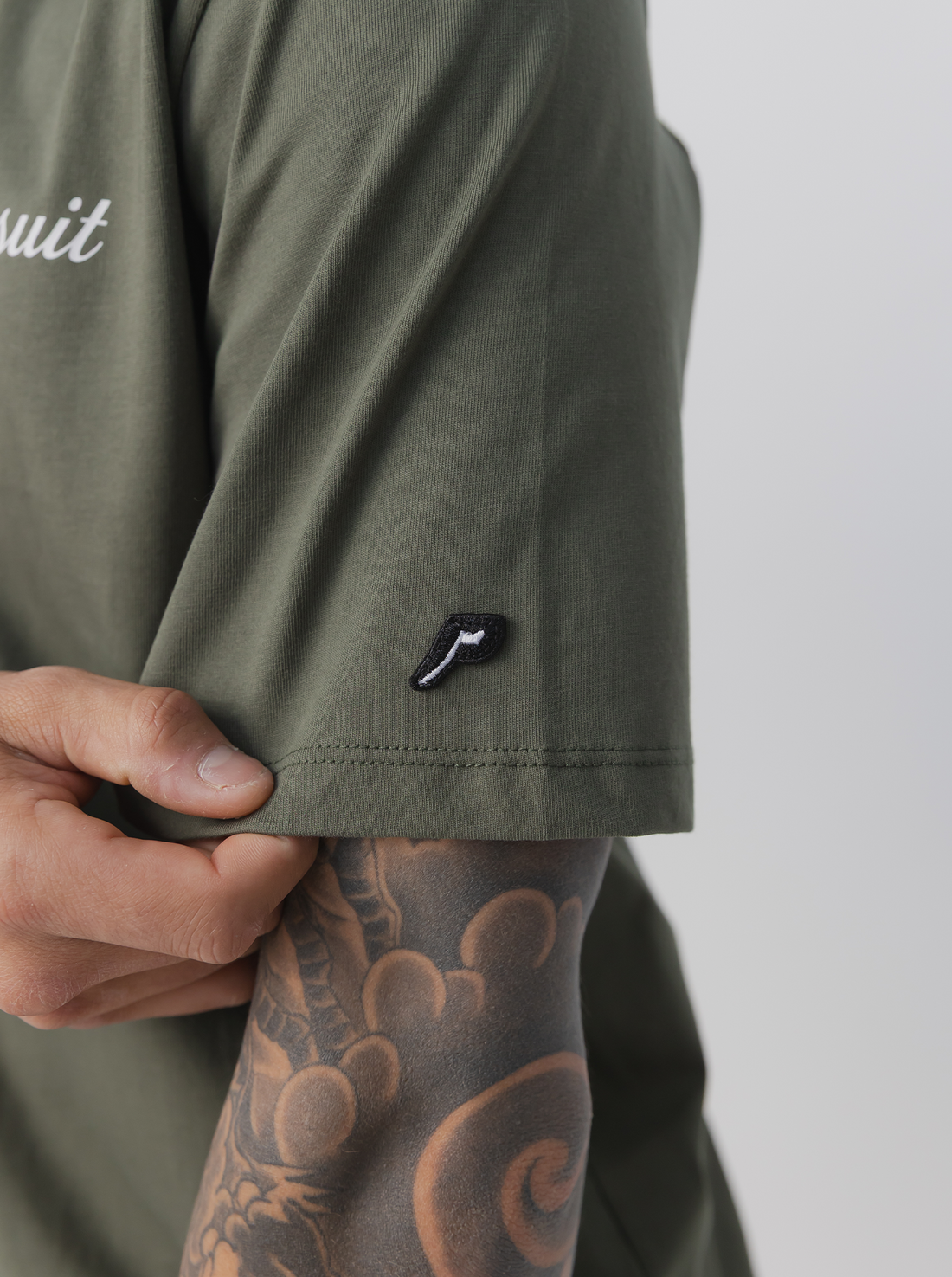 Track Tee in Grounded