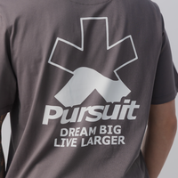 Calm Track Tee in Concrete