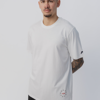 Star Track Tee in White