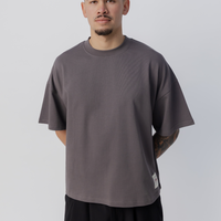Heavyweight Boxy Tee in Concrete