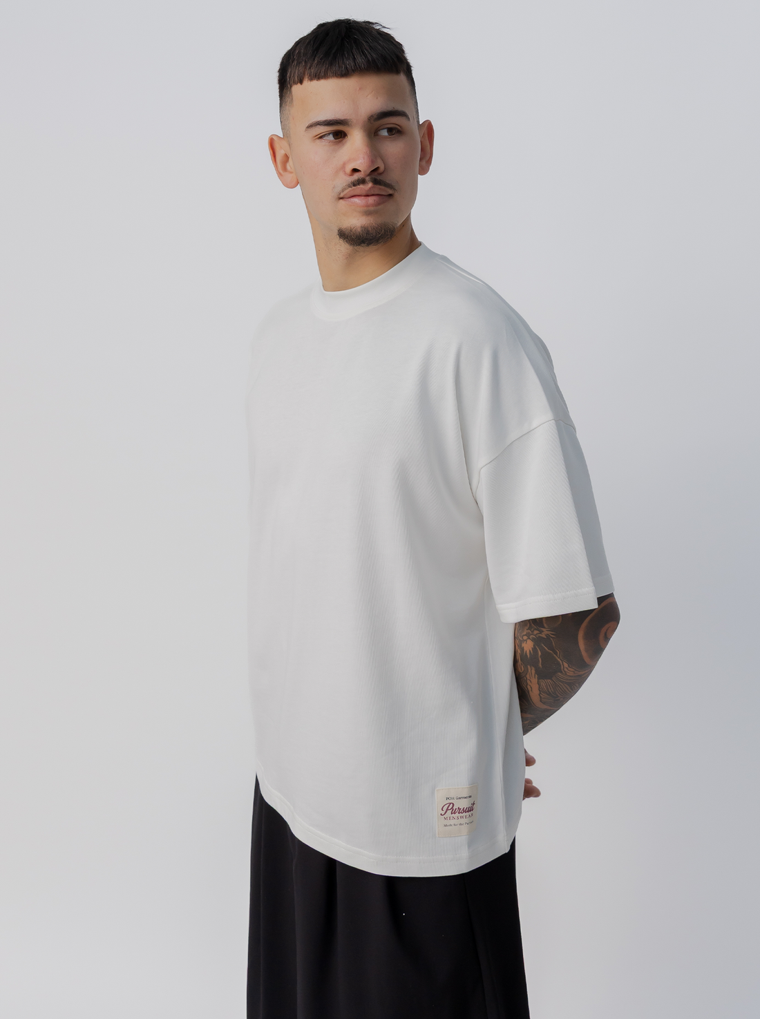 Heavyweight Boxy Tee in White