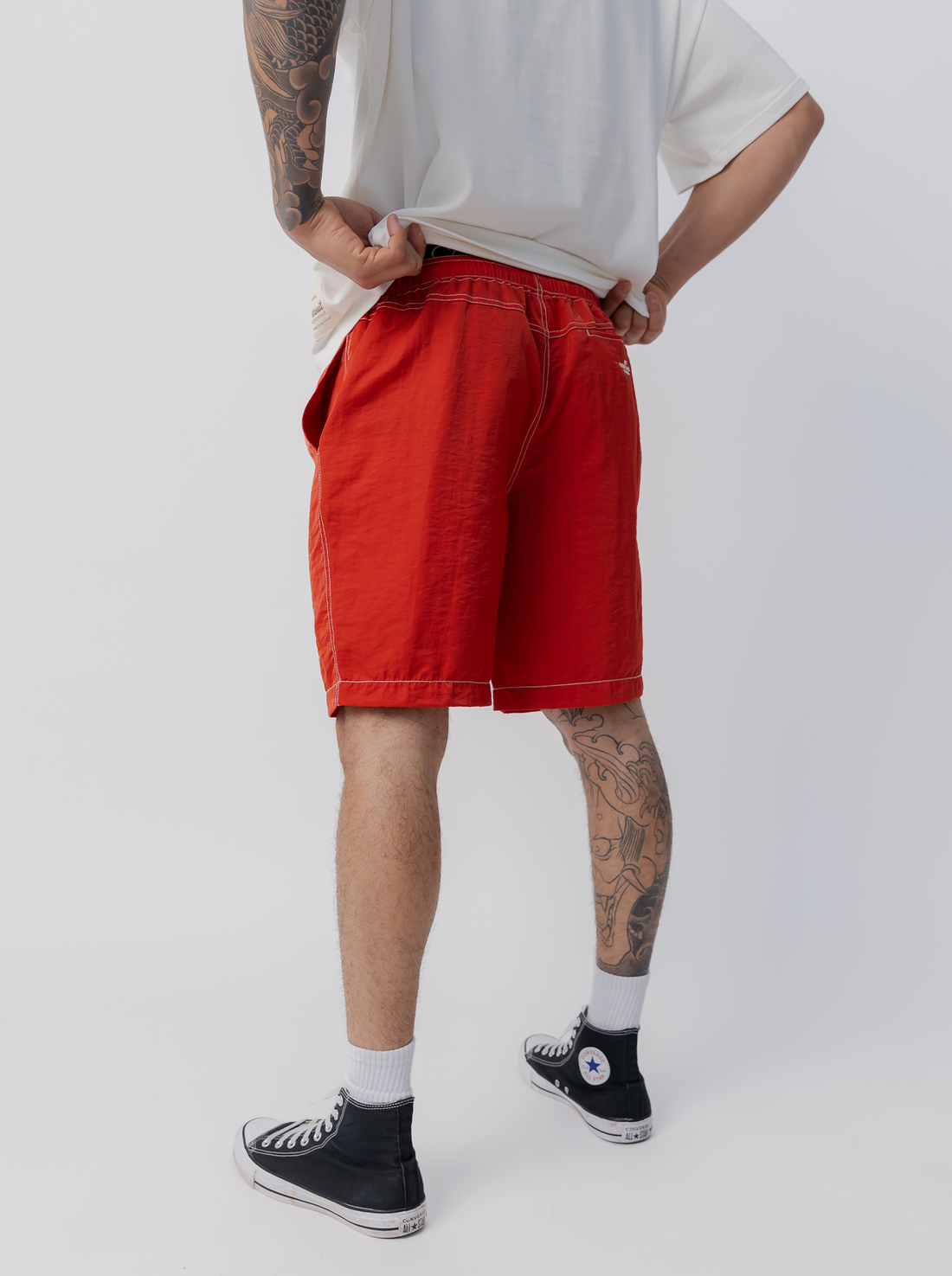 Balance Short in Crimson Red