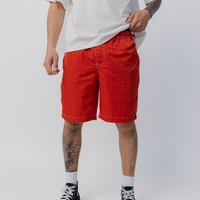 Balance Short in Crimson Red
