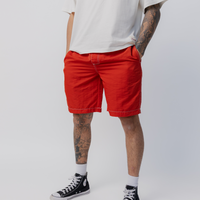 Balance Short in Crimson Red