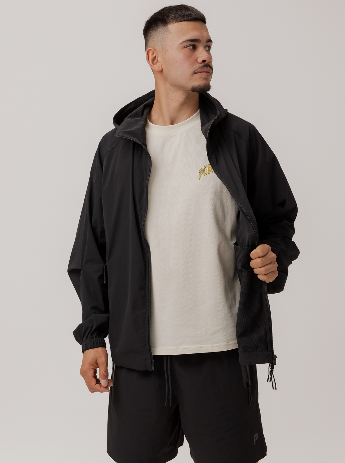 Techline Jacket in Court Black