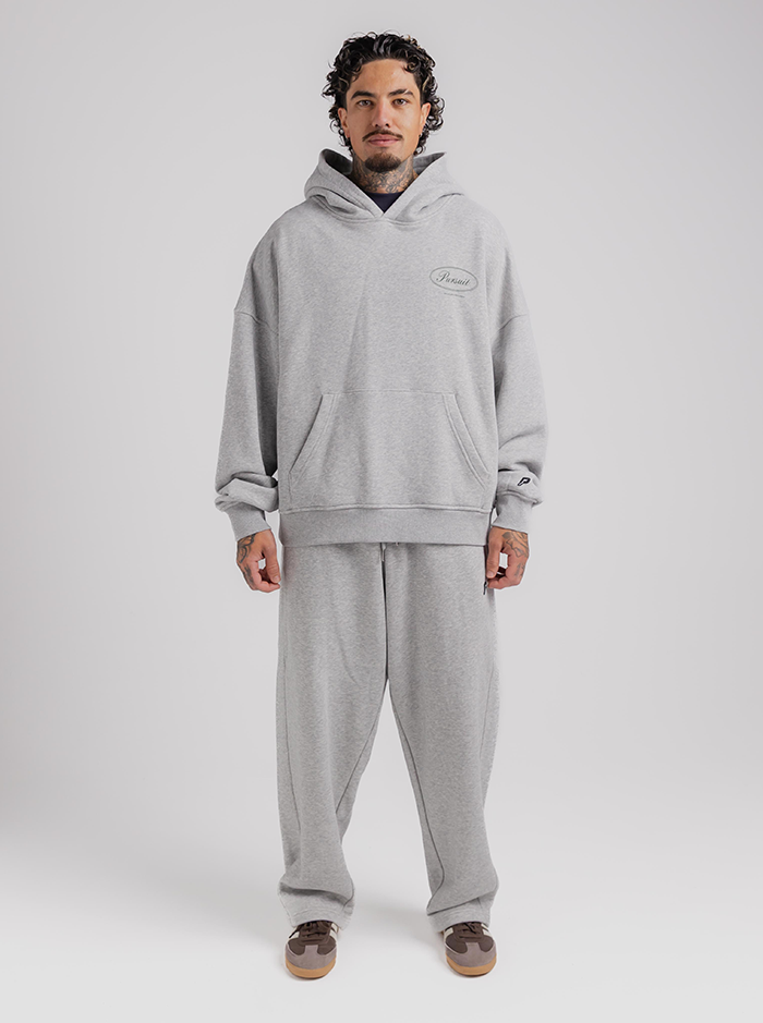 Script Hoodie in Champion Grey
