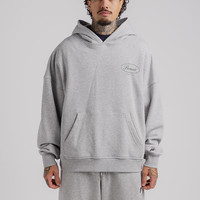 Script Hoodie in Champion Grey