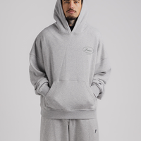 Script Hoodie in Champion Grey