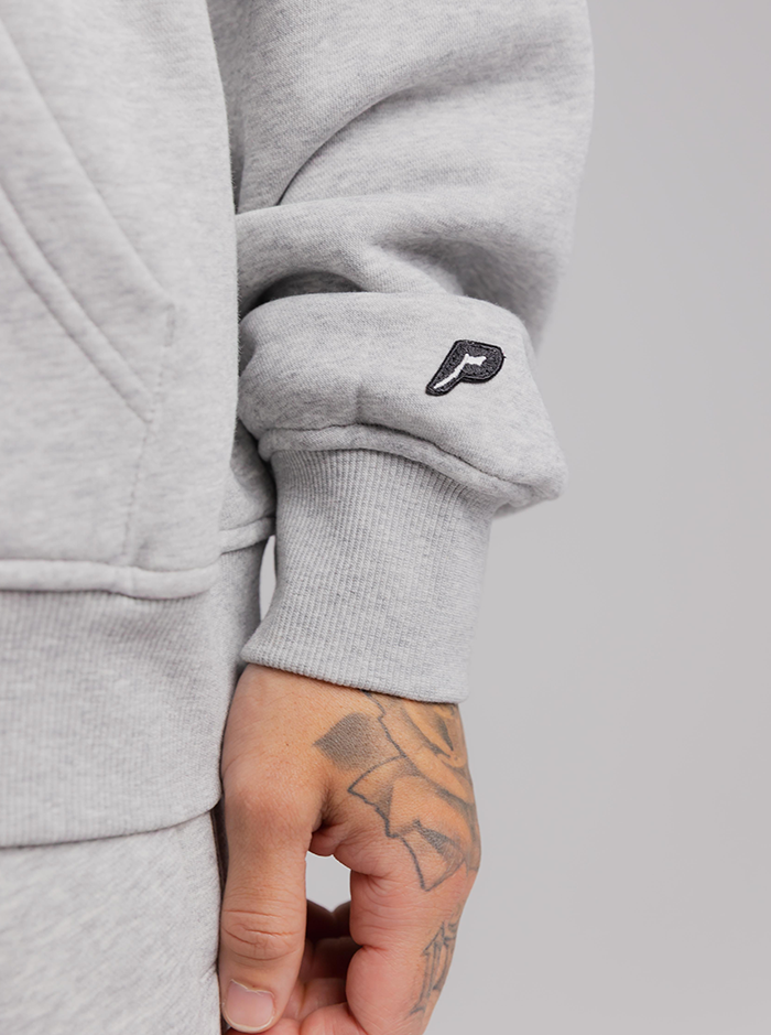 Script Hoodie in Champion Grey