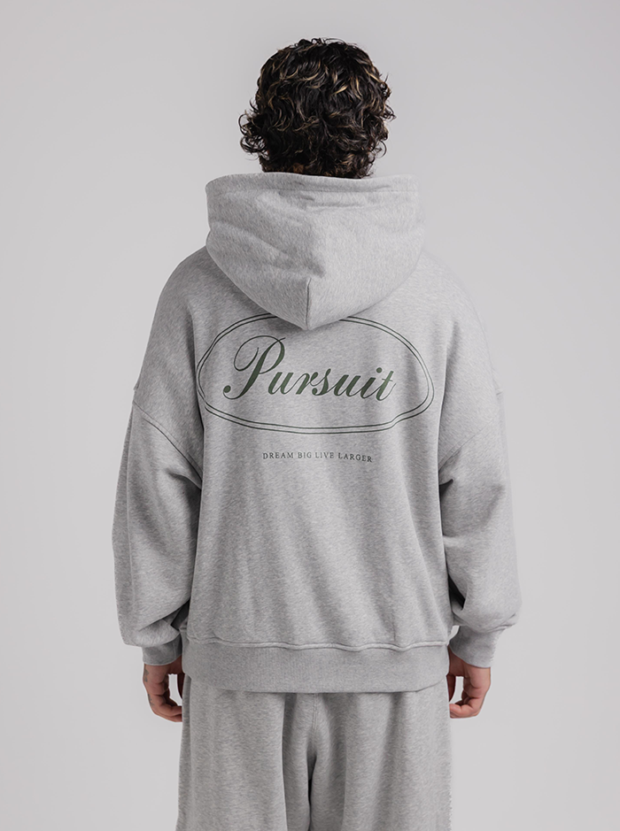 Script Hoodie in Champion Grey