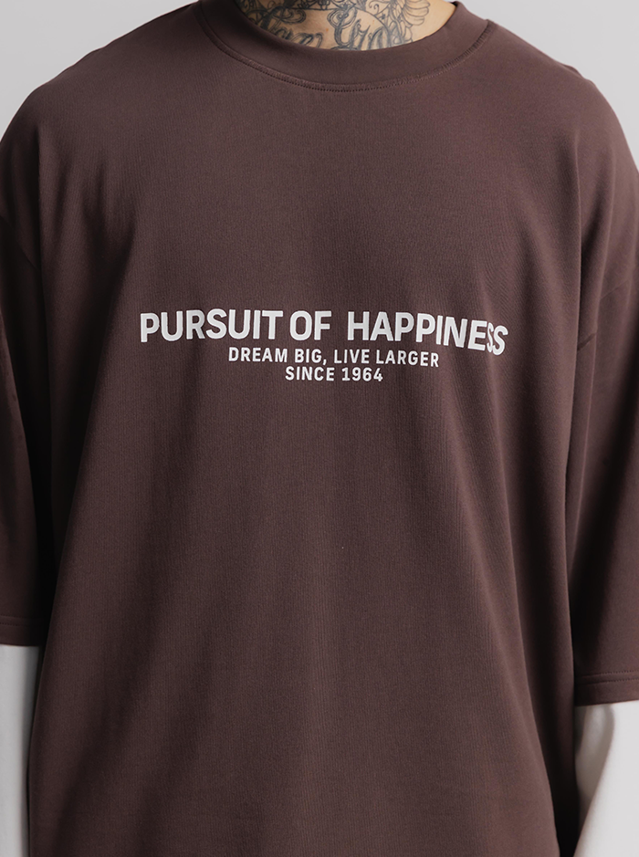 Stacked Tee in Umber