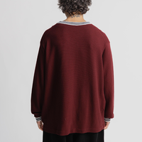 Long Sleeve Formation Jersey in Crimson