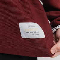 Long Sleeve Formation Jersey in Crimson