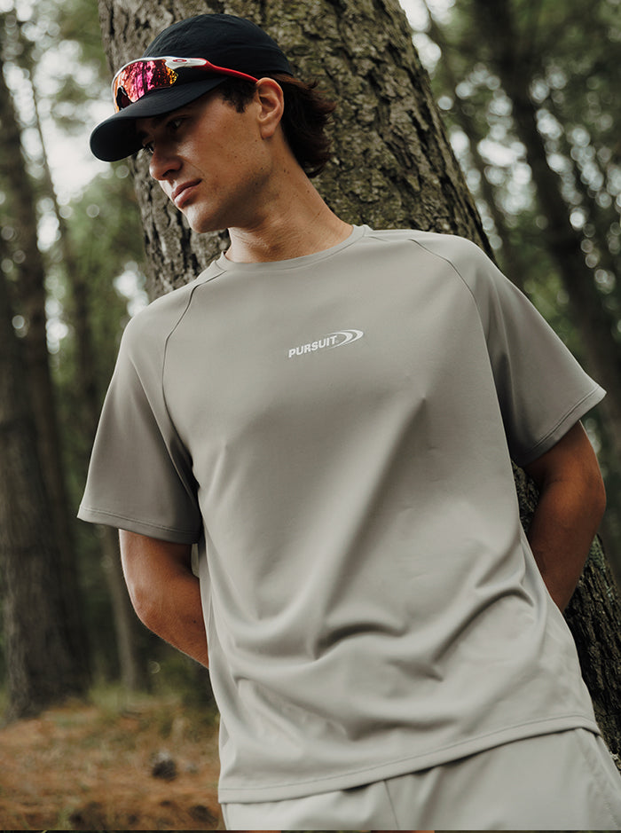 Move Logo Performance Tee in Cinder