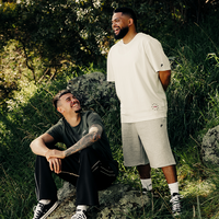 Star Track Tee in White